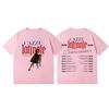 Cazzu Latinaje Tour 2026 Graphic T Shirts Unisex Women Fashion Aesthetic Tshirts Summer Casual Loose 100cotton Tshirt Streetwear
