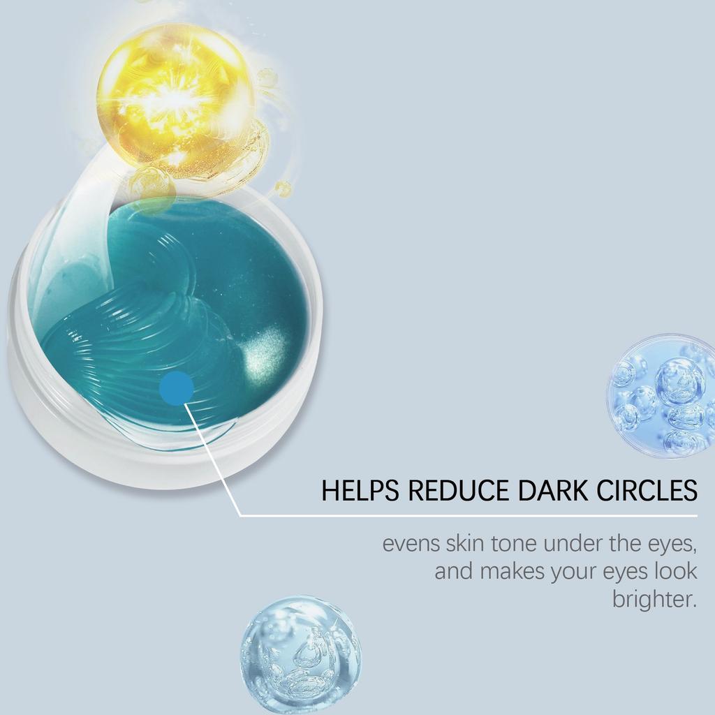 Eye Mask Patch Hydrates And Moisturizes The Skin Around The Eyes, Elasticizes And Reduces Fine Lines, Moisturizes And Brightens Eye Care 2ml