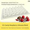 1Pcs Raspberry Fruit Series Cake Silicone Mold Mango Baking Mousse Mould Strawberry French Dessert Mousse Mold