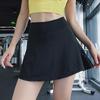 Women's Sports Skirt Fold Yoga Fitness Running Shorts Breathable Sports Anti-Exposed Skirt