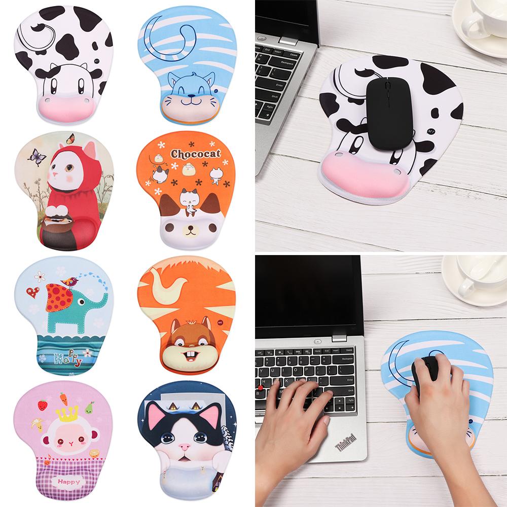 

Мягкий милый мультфильм Нескользящая подставка для запястий Поддержка запястий Коврик для мыши Коврик для мыши