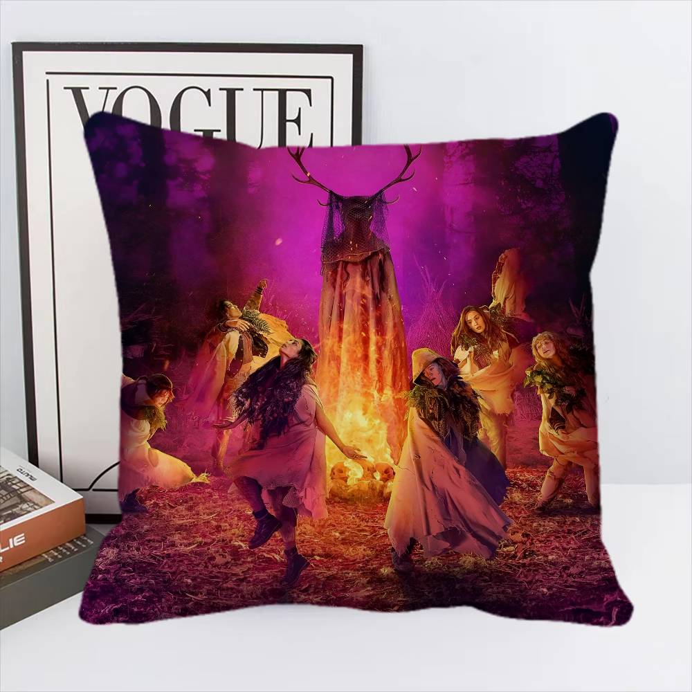 Psychological Horror Series Yellowjackets Pillow Case Square Pillow Bedroom Sofa Leisure Comfort Cushion Car Home Decoration