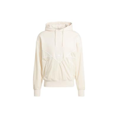 Adidas Originals Adicolor Seasonal Corduroy Hoodie With Embroidered Patchwork Men Hoodie White IM4432