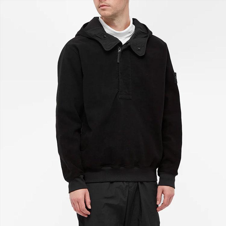 STONE ISLAND Mikina Černá Pánské Vrchní díly 7515667F3-V0029