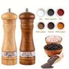 6 Inch Manual Pepper Grinder Rubberwood Acrylic Ceramic Core Fresh Ground Spice Mill