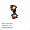 Cycle Light Mount Clamp ScrewTightened Adjustable TwoWheeled Vehicle Bracket Hinged Flashlight