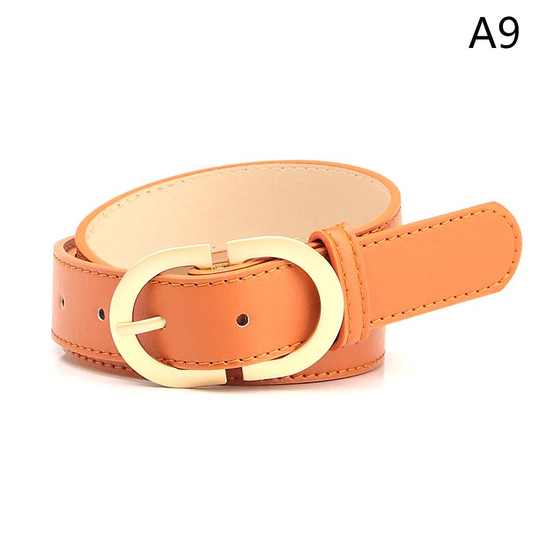 105Cm Female Luxury  Versatile Belt Adjustable Metal Buckle Belt For Women Suit Jeans Clothing Accessories