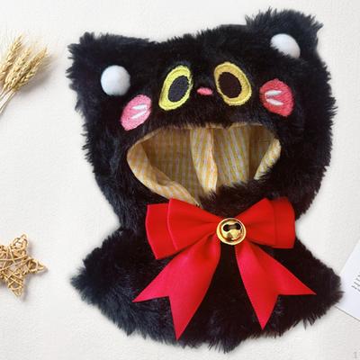 Girl Doll Shawl Dress Up for Kids Birthday Gift Soft Plush Accessories Stylish Clothes
