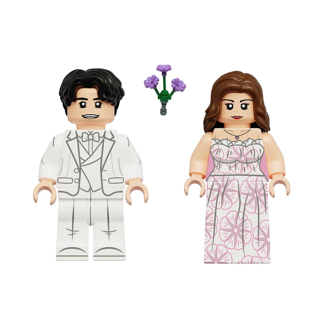 

Весільні фігурки, конструктори для дівчини та дружини як подарунок для пропозиції руки та серця