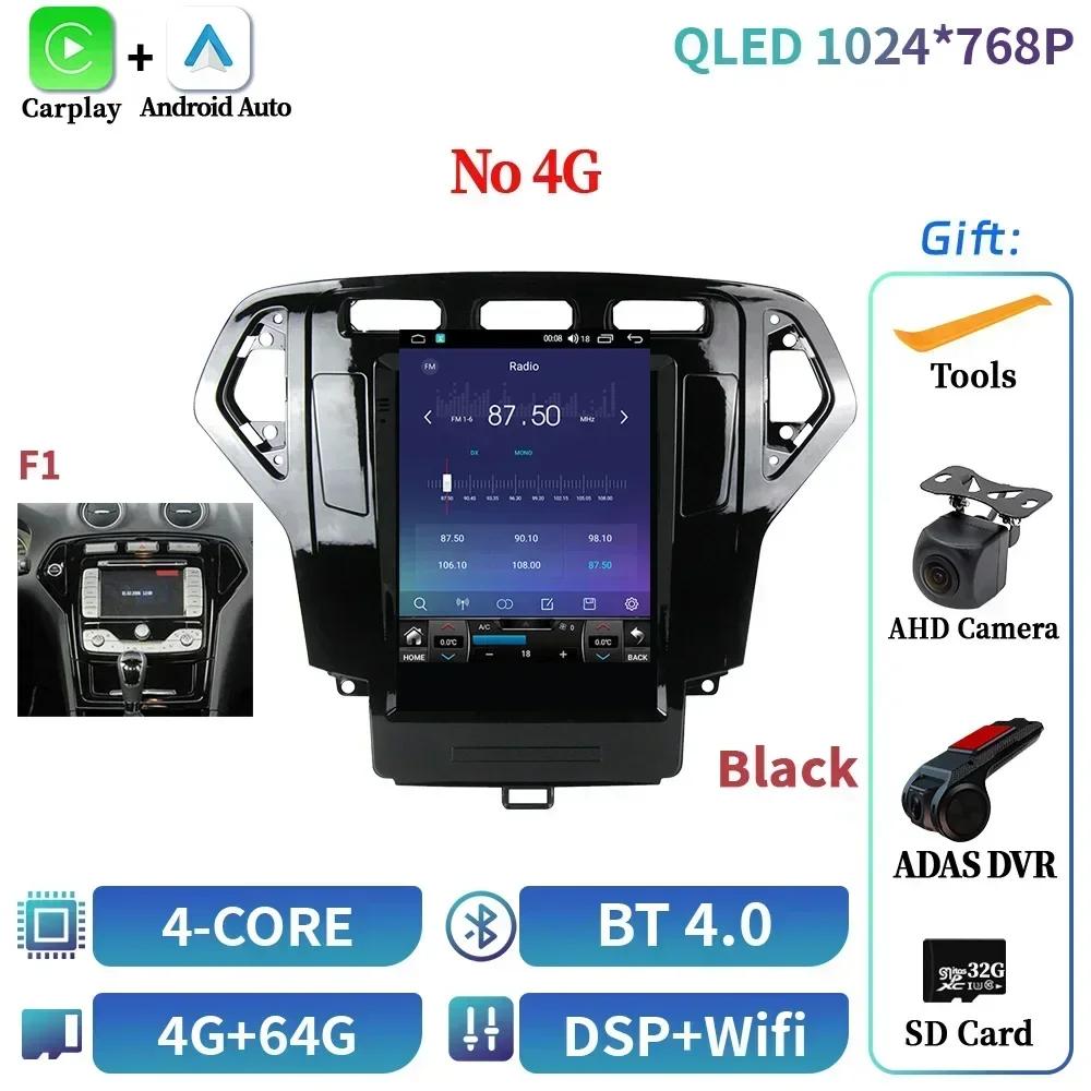 9.7inch For Ford Mondeo 4 2006-2010 Android 14 Wireless Carplay Car Radio Multimedia 4G GPS CarPlay Screen Autoradio Navigation