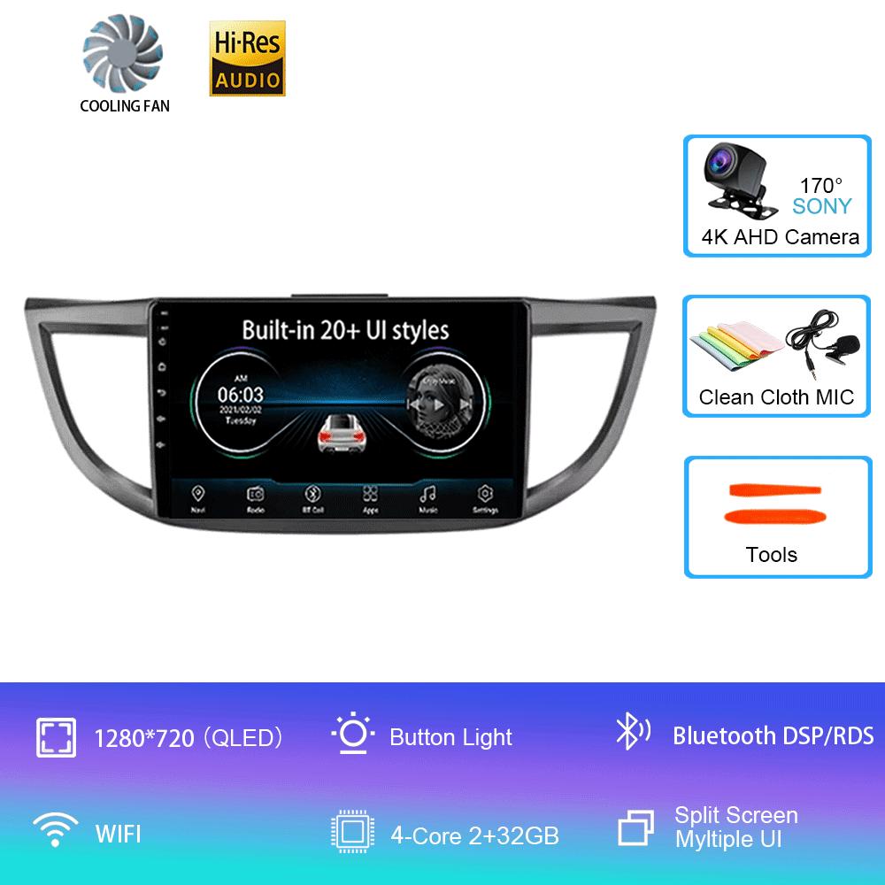 

Android 14 Автомобильное радио для Honda CRV CR-V 4 RM RE 2011 - 2018 Мультимедийный видеоплеер Навигация стерео GPS Нет 2din 2 din dvd CHINA