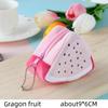 Portamonete Creativo Peluche Frutta Cartoon Borsa Portaoggetti Appeso alla Cartella Regali per le Feste dei Bambini