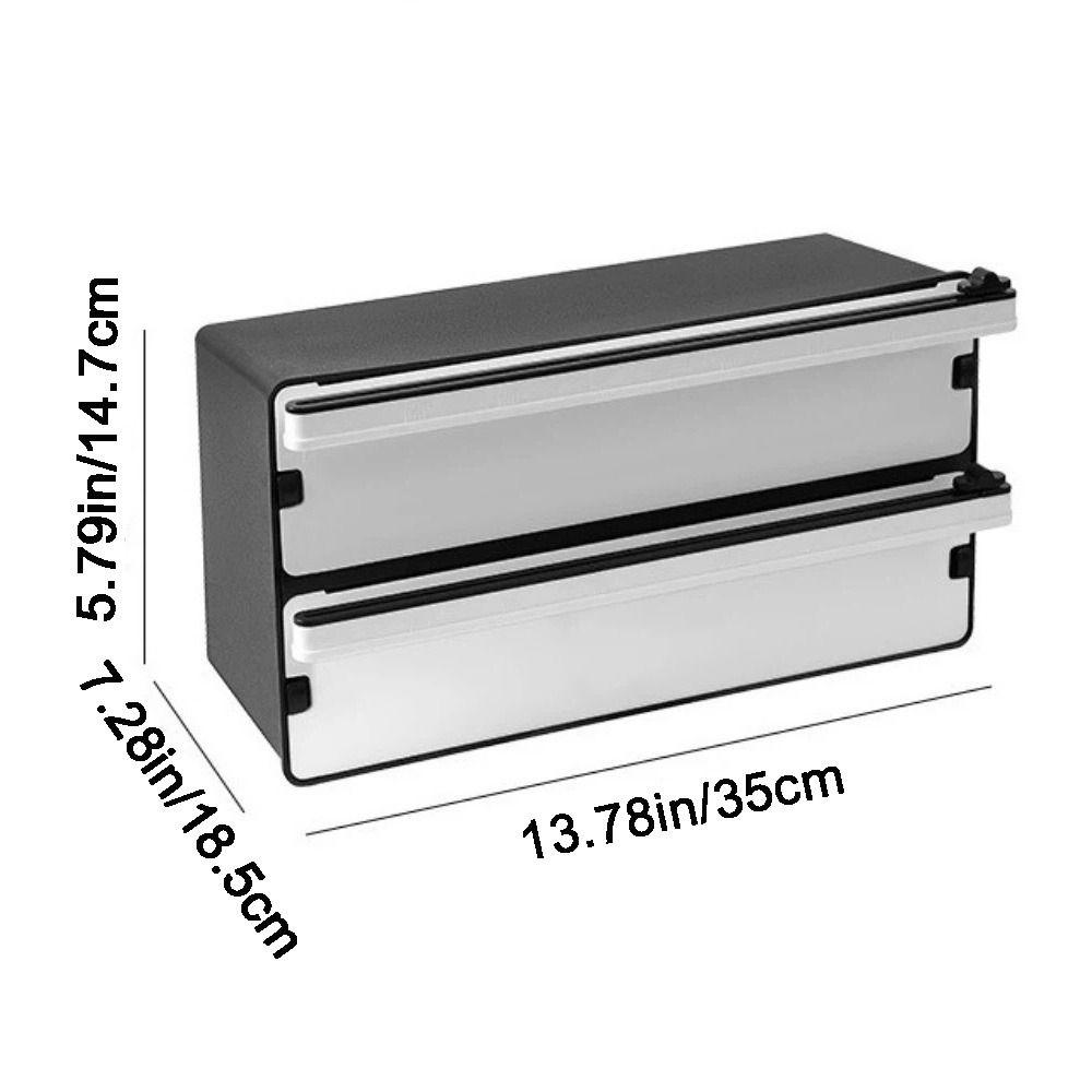 Refillable Cling Film Cutter Plastic Aluminum Foil Cutting Machine Stretch Film Cutter  for Kitchen