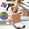 Girl Leather Gem Painting Memo Pad Holder Mosaic Kit Diamond Art Note Box with 160 Sheets of Paper for Adults Beginners