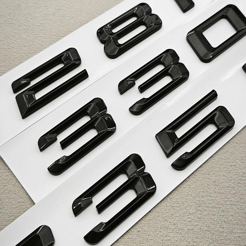3D ABS Černé Logo Písmen Značka na Kufr 320i 325i 330i Nálepka Znak pro BMW Řady 3 320i 325i 330i 318i Označení Zadní Části