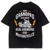 Grandpas Ride Motorcycles TShirt Vintage Since 1959 Birthday Gift Motorcycle Bike Graphic TShirts Plus Size Unisexs Clothes