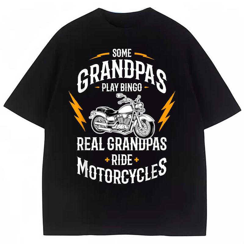 

Grandpas Ride Motorcycles T-Shirt Vintage Since 1959 Birthday Gift Motorcycle Bike Graphic T-Shirts Plus Size Men s Clothes 5XL різнокольоровий