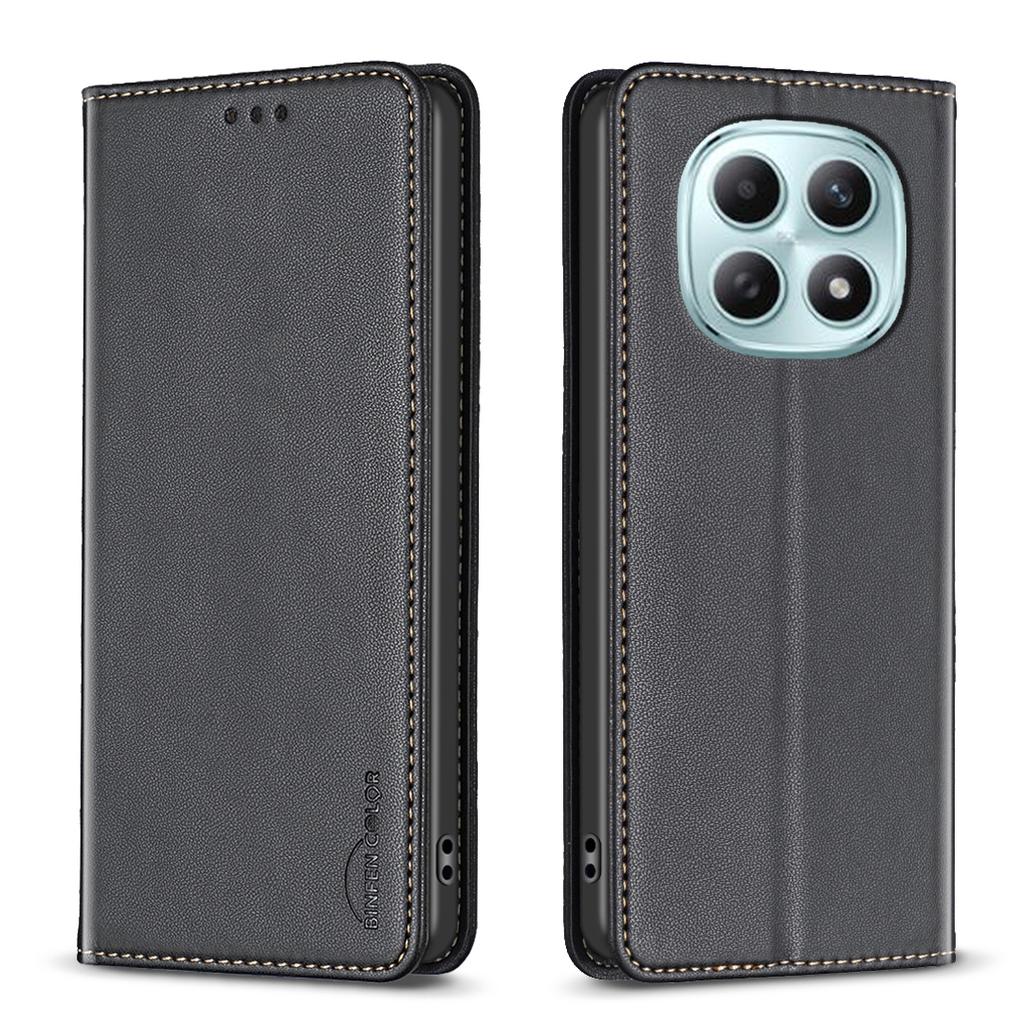 For Xiaomi Redmi Note 15 Pro 4G (Global) Leather Case BINFEN COLOR BF18 Phone Stand Cover with Card Slots