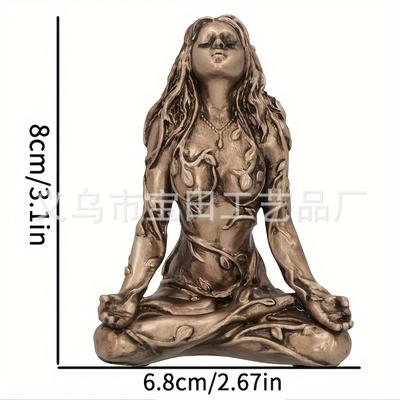 Neue Gaia Mini Mutter Erde Gaia Harz Handwerk Outdoor Heimdekoration Schmuckstücke