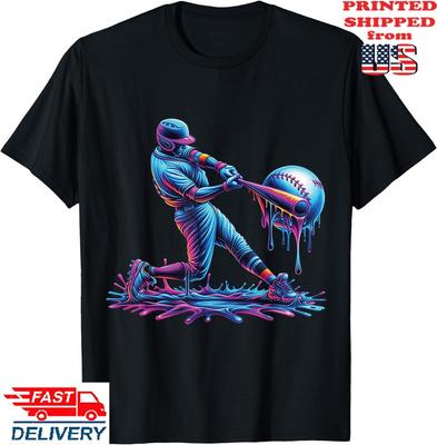 Baseball Drip Für Männer Spieler Eiscreme Drip Baseball Sachen T-Shirt, Unisex Tee Unisex T-Shirt
