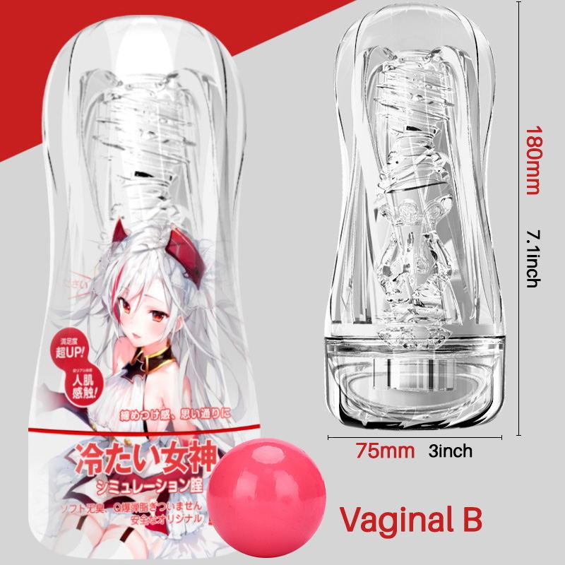 Anime Vacuum Masturbation Cup Real Pussy Pocket Silicone Vagina Anus 3 Style Male Adults Products realistic Vagina Vacuum