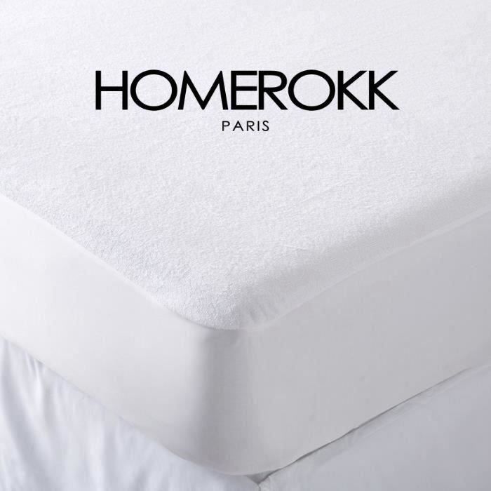 Mattress Protector - HOMEROKK - 200x200cm - Waterproof - Anti-dust Mite - Hypoallergenic