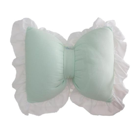 Yousheng Bow-shaped Pillow Ruffle Lace Plush Throw Pillow High Elasticity Decorative Pillow for Bed Couch Car Seat Companion Pillows