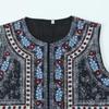 Kaslead New Arrival Women's Clothing Fashion Style Minimalist Retro Machine Embroidery Flounce Ethnic Style Vest