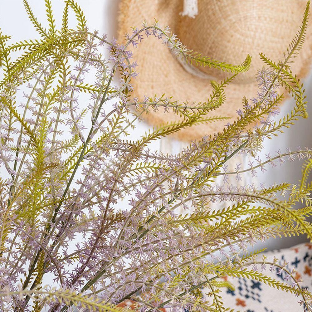 Real Touch Simulation Green Bristlegrass Lifelike Fake Plant Artificial Sage Branch  Living Room