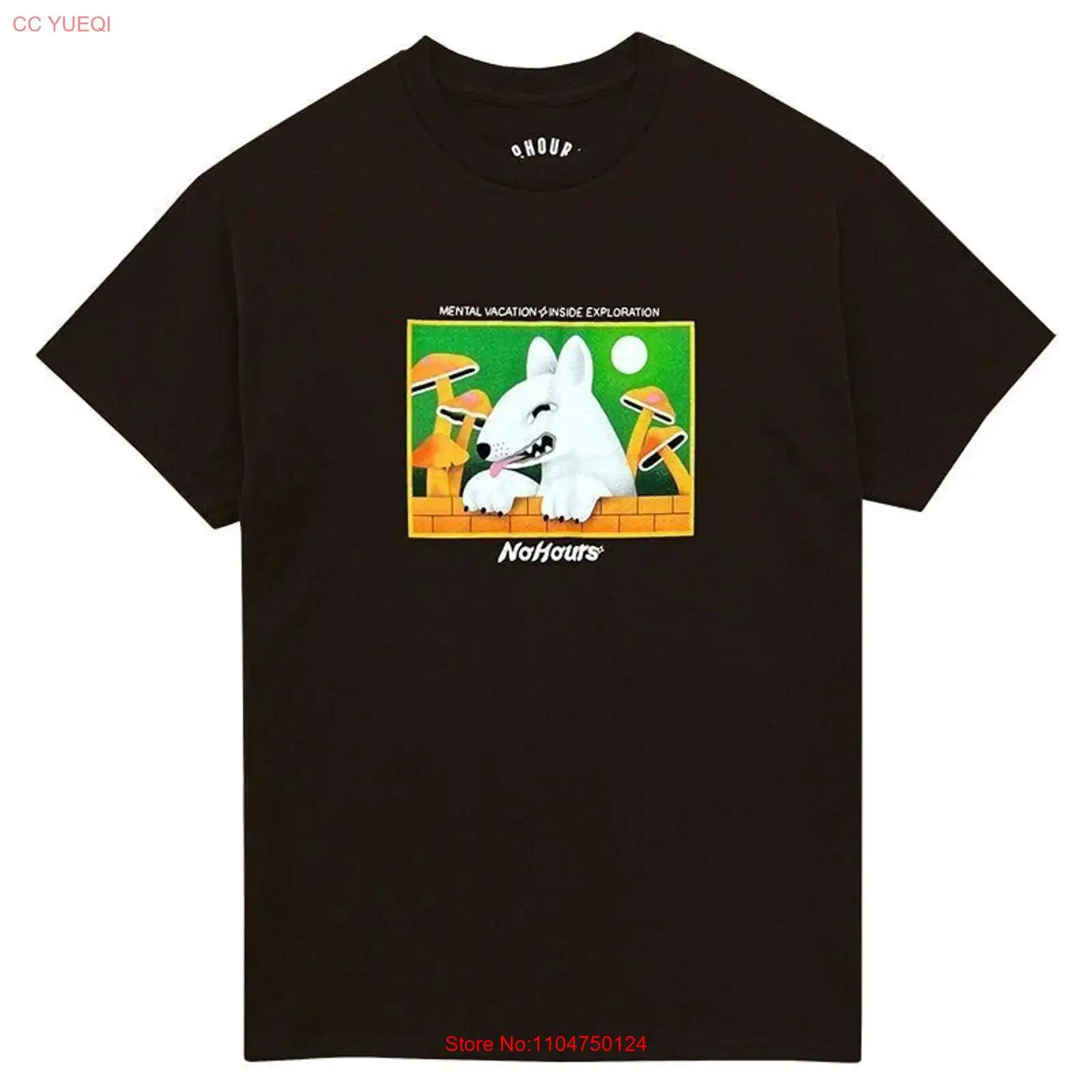 

Brand New Mens No Hours Doggo T shirt Brown vintage Washed Breathable Soft Versatile Unisex Stylish Stretched homme fashion S разноцветный