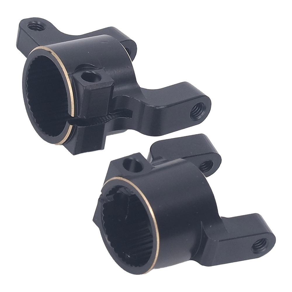 2Pcs/Set Solid Brass C Hub Carriers for Axial SCX10 II AR44 1/10 RC Crawler Off-Road Use