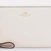 Coach Corner Zip Wristlet Gold Chalk