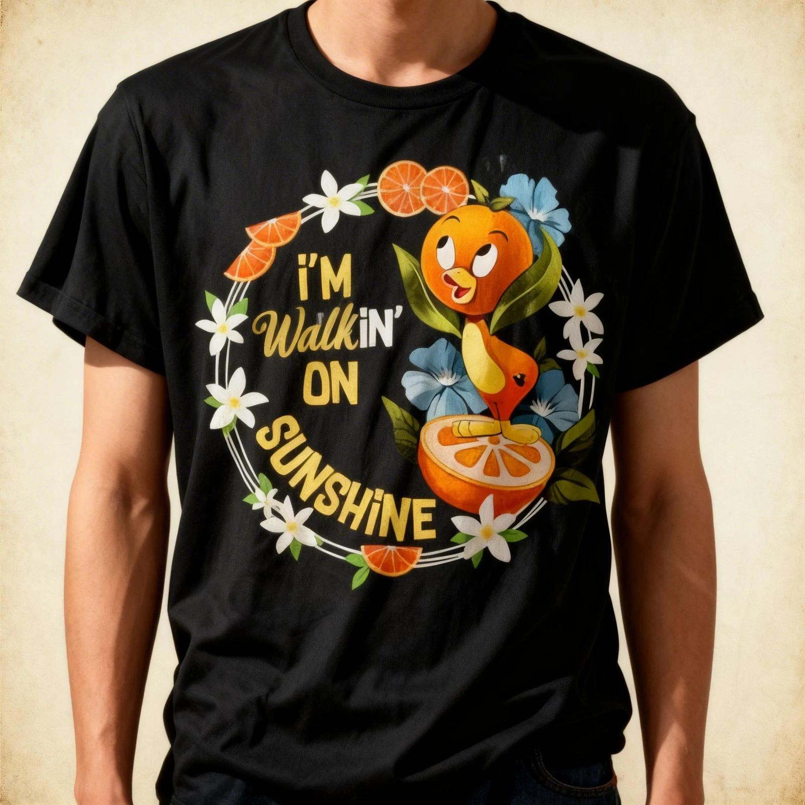 Orange Bird Inspired Cosplay T-Shirt 4XL