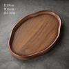 Chinese Style Bamboo Decorative Serving Tray Smooth Surface Tea Tray Vintage Fruit Platter Afternoon Tea Coffee Dessert Plate