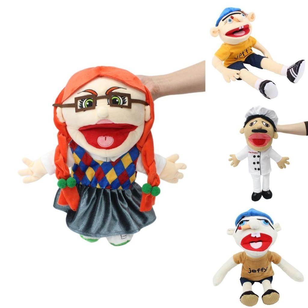 Quirky Jeffy Cartoon Plush Puppet Hand Puppet For Creative Play And Parent Child Interaction