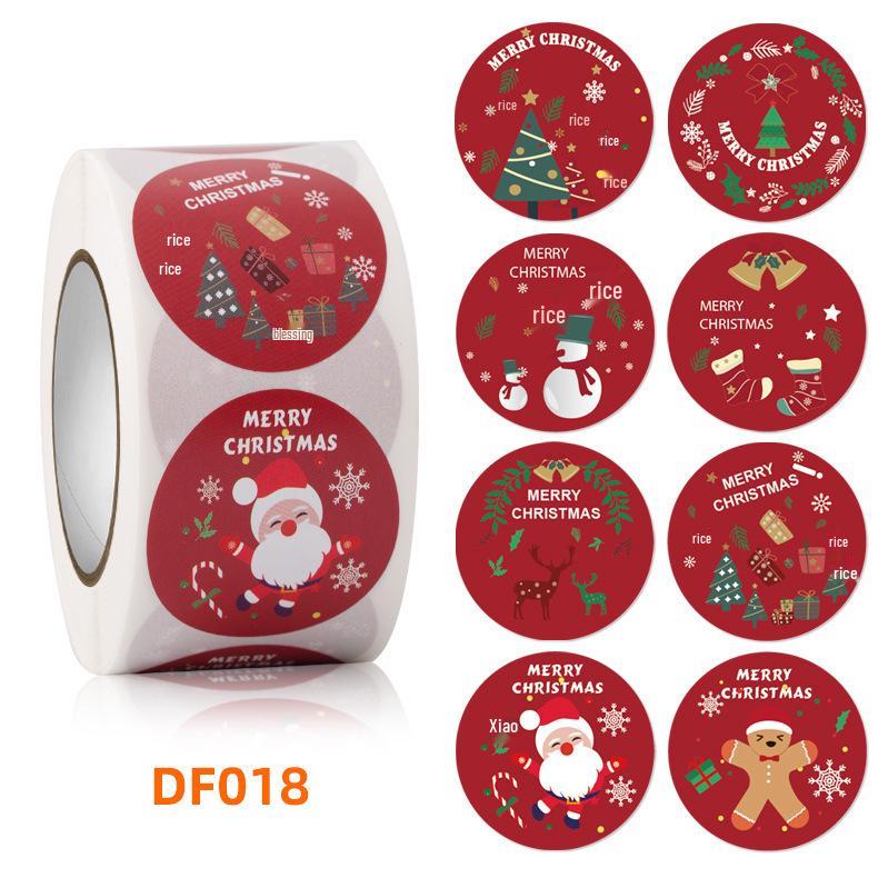 Santa Claus Christmas Sealing Stickers - Gift Wrap & Box Decoration