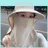 Summer Sun Protection Hat With Face Shield And Neck Cover For Women Outdoor Uv Sun Hat