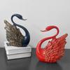 Resin Handicrafts Simulated Animal Sculptures Swan Bird Couple Swans Home Resin Decorative Items Decorative Figurines