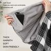 USB Heated Shawl Comfortable Warm Wearable Electric Heating Blanket 3 Temperature Settings for Winter Home Office
