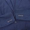 TAGLIATORE SAHARA Men's Cotton Gingham Check Tailored Jacket, Navy, Size 44 Jacket 44 NavyUsed