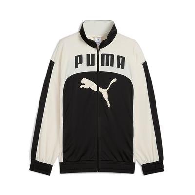 Puma Ss25 Casual Sports Fashion Stand Collar Jacket Unisex Jacket Black White 631468-51