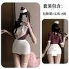 Large size sexy lingerie pure desire pajamas secretary hip skirt stewardess uniform free suit