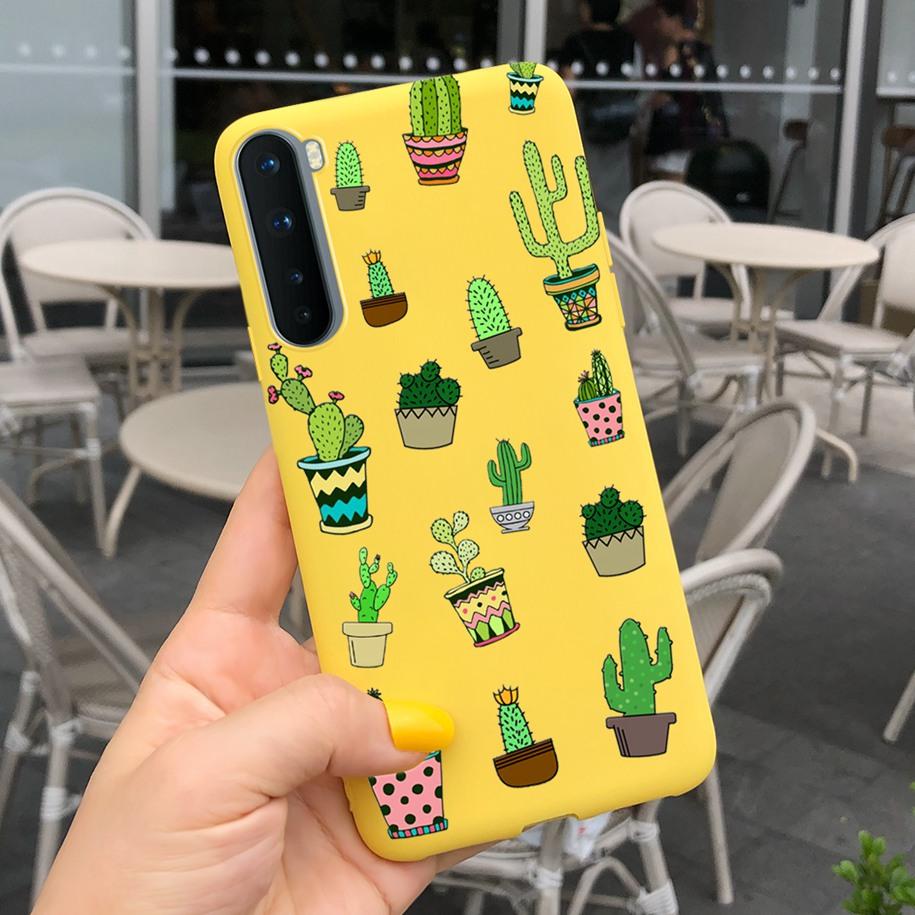 For Phone Case OnePlus Nord Cover Soft Silicone Leopard Flower Butterfly Painted Candy TPU Case For One Plus Nord 1 + Nord Coque