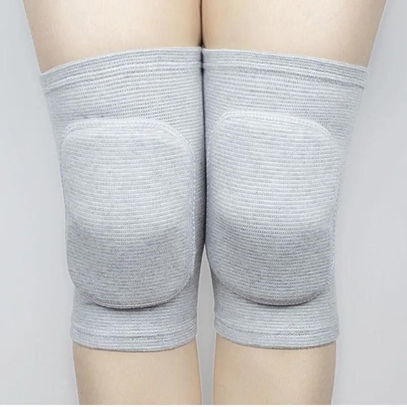 2 szt. sportowe ochraniacze na kolana kompresyjne ochraniacze na kolana do tańca zagęszczona gąbka siatkówka joga crossfit ochraniacz na kolana dla dorosłych dzieci