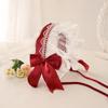 Lace Trim Lace Headband Ribbon Bow Sweet Hair Hoop Cute Anime Headband  For Maid Costume