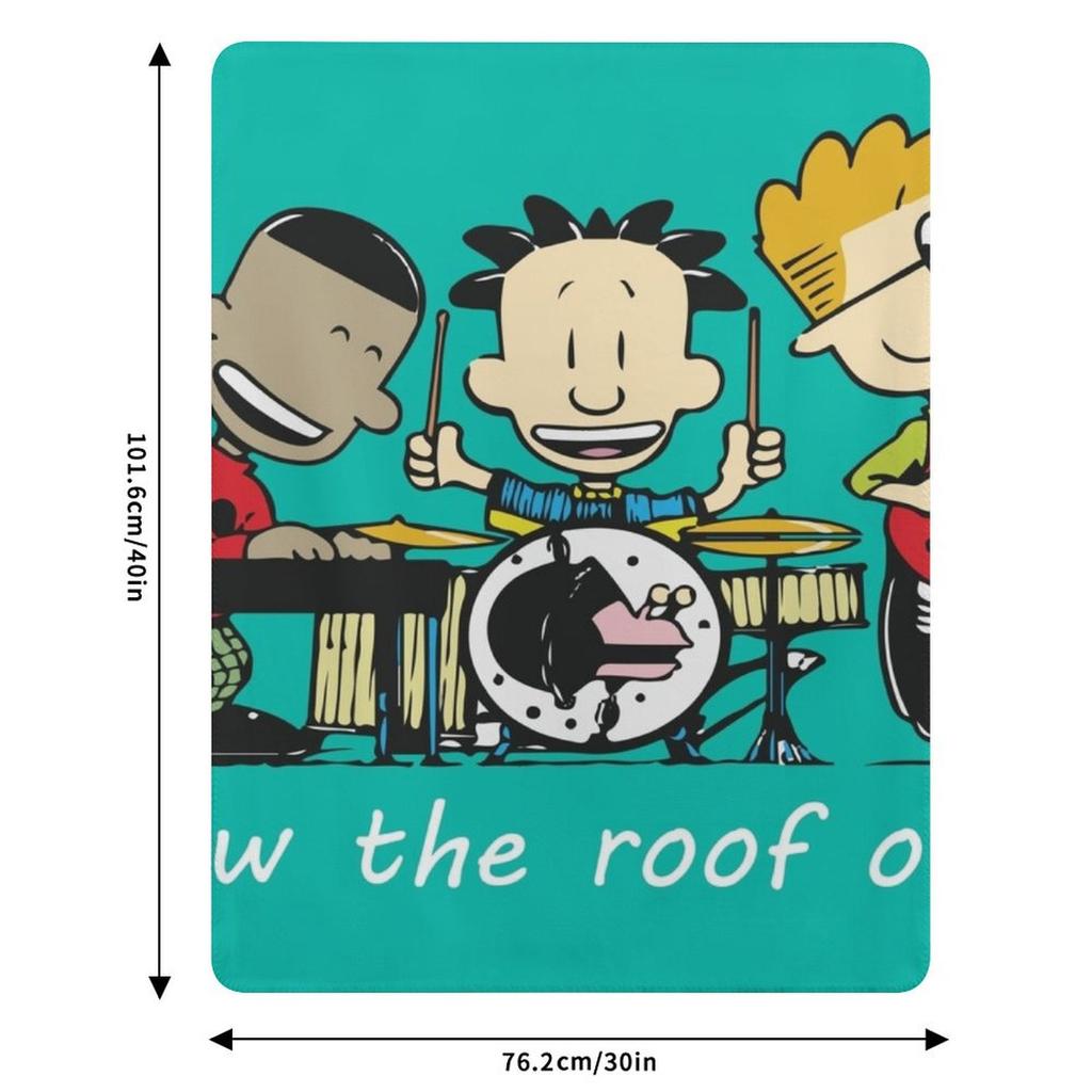 Big Nate Rocking Throw Blanket Reusable Durable Soft Blanket For All Seasons