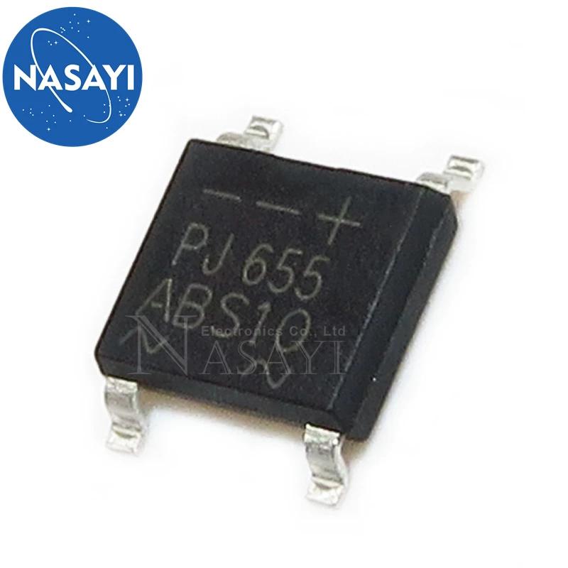 5PCS ABS10 1A 1000V SOP-4 Bridge Rectifier Rectifier Bridge Stack Bridge Stack