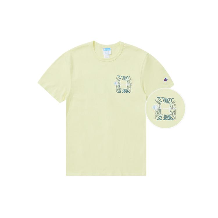 Champion Crew Neck Fitted Straight Fit Short Sleeved T Shirt US Version Unisex UM-TTS02