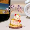 Phoenix Tailed Natural Crystal Crystal Tree Colorful Gravel Fortune Cat Energy Tree Christmas Gifts