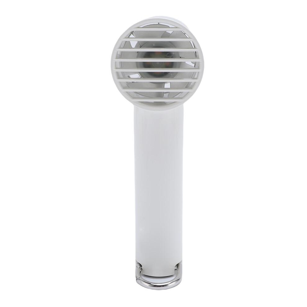 Portable Handheld Fan 5 Speeds 1200mAh White Outdoor Desktop